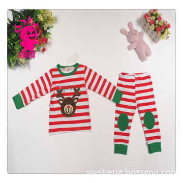 2015 spring/autumn baby girl animal long sleeve shirt +pant 2pcs kids Christmas kids outfit newborn fits